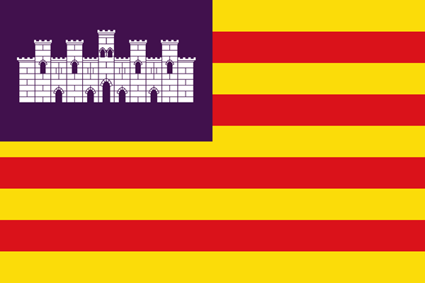 Bandeira das Ilhas Baleares
