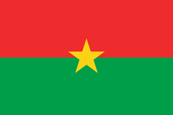 Bandeira de Burkina Faso