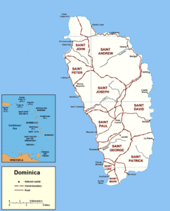 Dominica: Bandeira, Mapa E Dados Gerais - Rotas De Viagem