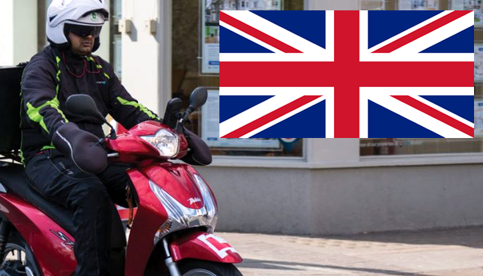 Quanto ganha um motoboy em Londres?