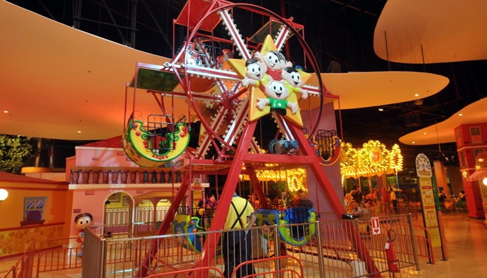 Atrações do Parque da Mônica: Roda-Gigante da Turma