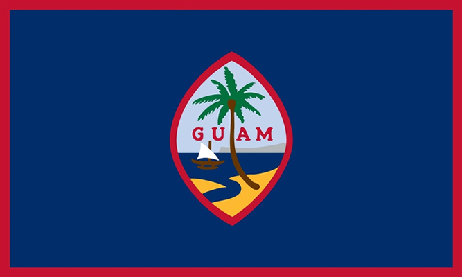 Bandeira das ilhas Guam