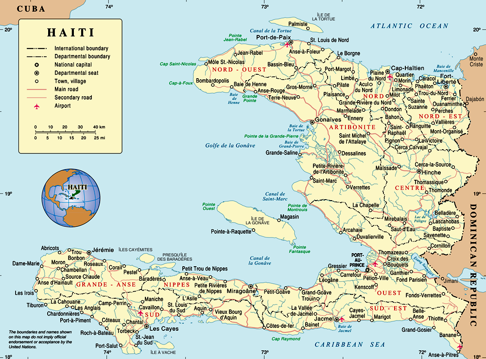 Haiti: Bandeira, Mapa e Dados Gerais - Rotas de Viagem