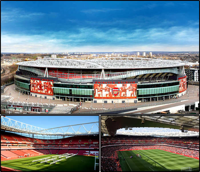 Estádios Futebol de Londres: Estádio do Arsenal Football Club (Emirates Stadium)