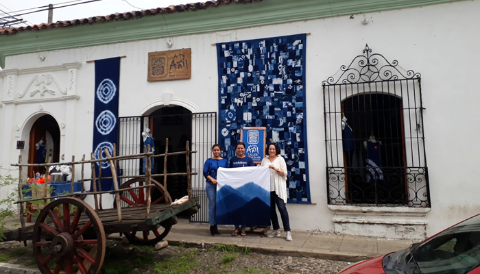 Rota Azul em El Salvador: Arte Añil
