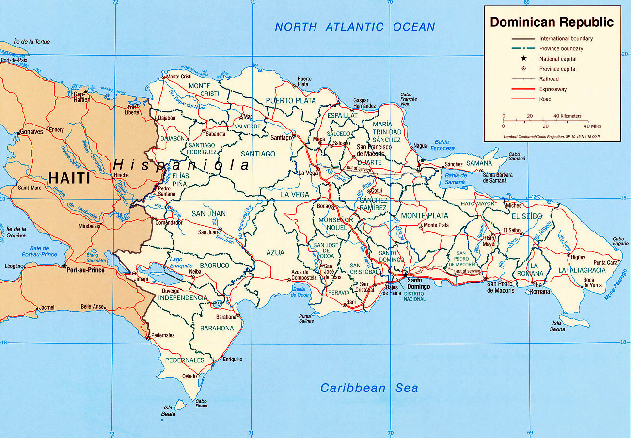 Mapa De Rep Dominicana