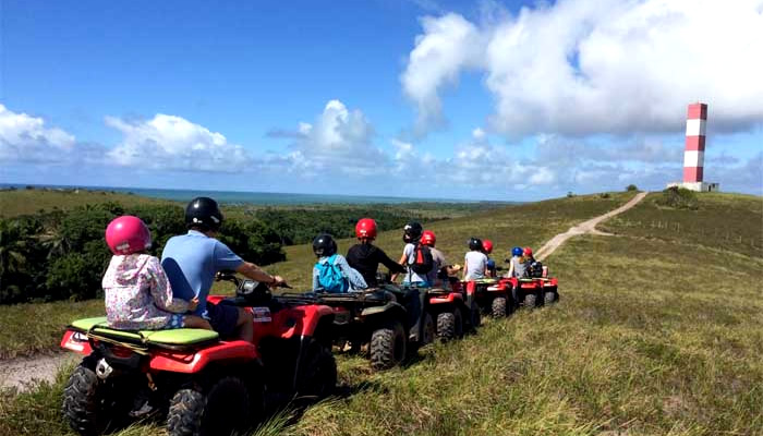 O que fazer na Península de Maraú: Passeio de quadriciclo na Península de Maraú
