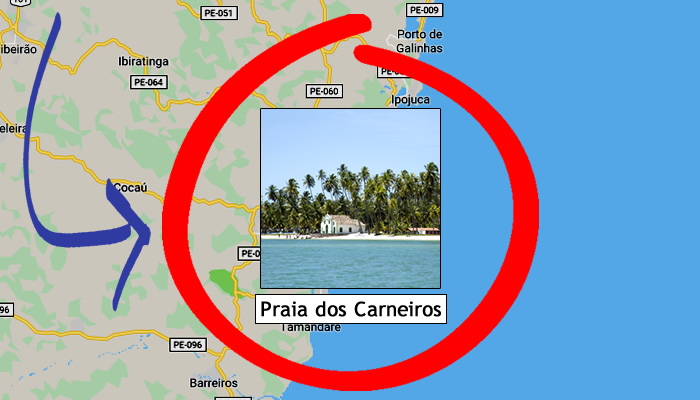 Como ir para a Praia dos Carneiros, em Pernambuco