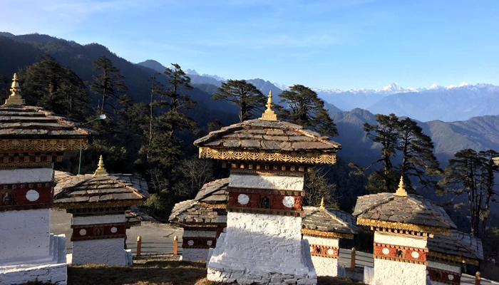 Pontos turísticos do Butão: Dochula, em Thimphu