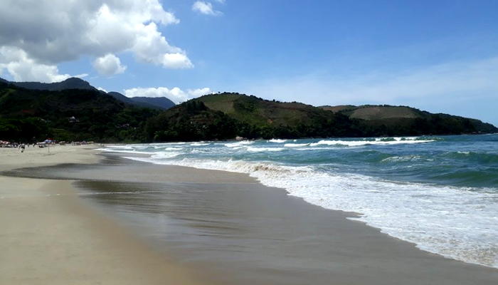 Praia de Maresias, em São Sebastião/SP