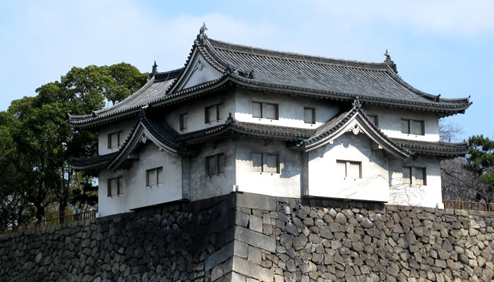 Inui-Yagura, no Castelo de Osaka (Japão)