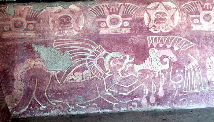 Atrações de Teotihuacan (México): Palácio dos Jaguares