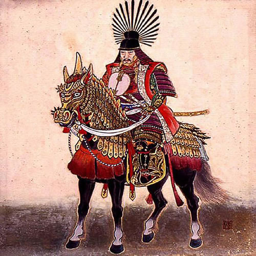 Toyotomi Hideyoshi, responsável pela fundação do Castelo de Osaka, no Japão