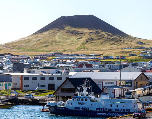 Vulcão Eldfell, Islândia