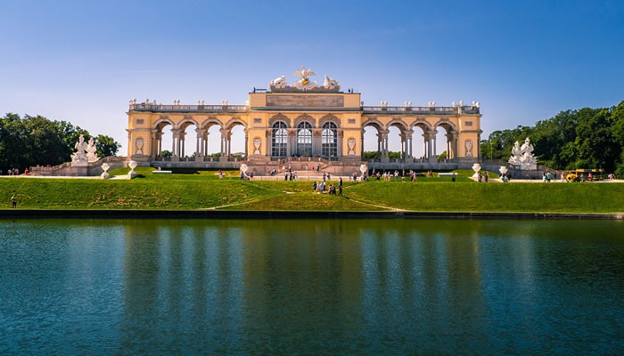 A belíssima Gloriette: Palácio de Schönbrunn
