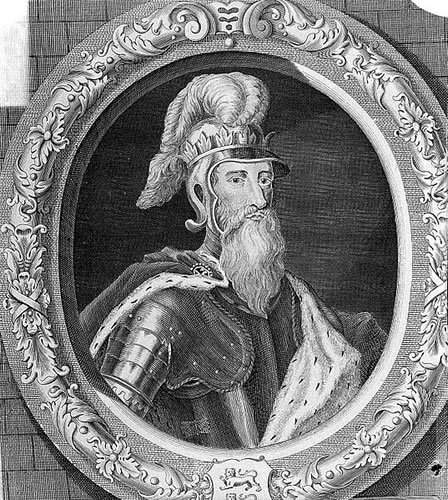 Guilherme, o Conquistador, rei responsável pela construção de uma série de castelos na Inglaterra, inclusive o Castelo de Windsor