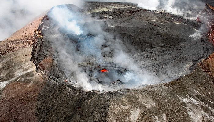 Cratera do Vulcão Kilauea - Parque Nacional dos Vulcões do Havaí