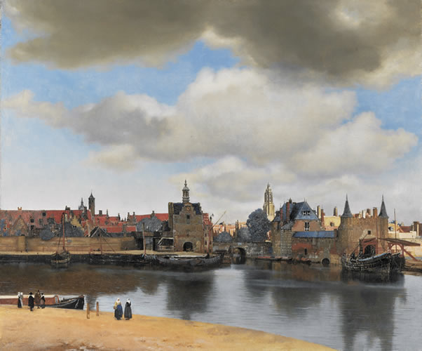 Pintura “Vista de Delft”, de Johannes Vermeer