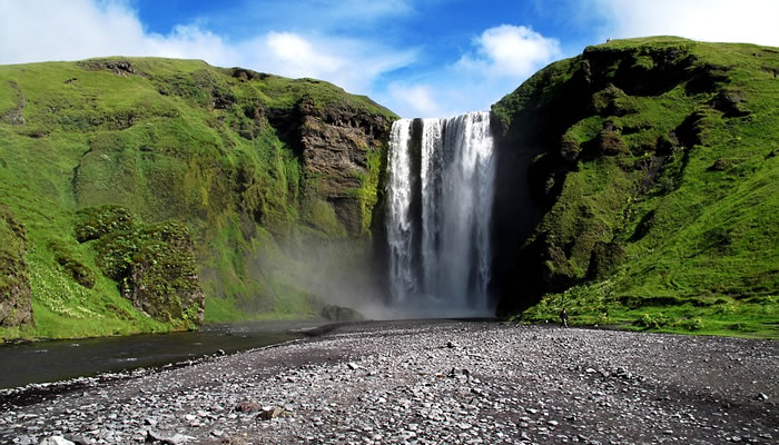 Cachoeiras da Islândia: Skógafoss