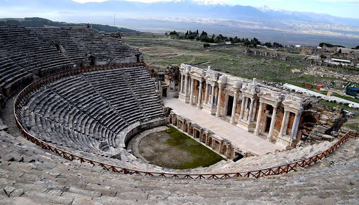 Teatro de Hierápolis, na Turquia
