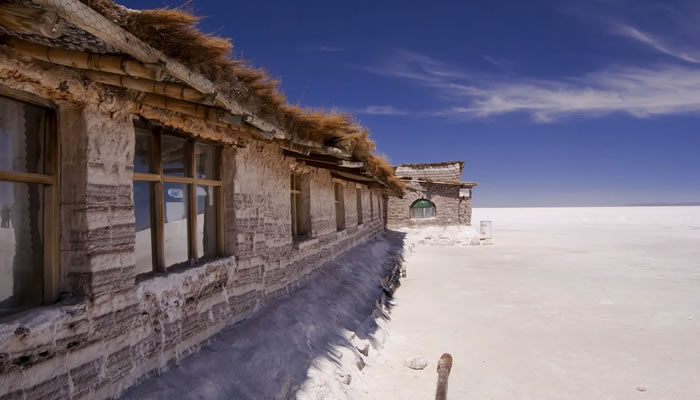 Hotel de sal no Salar de Uyuni