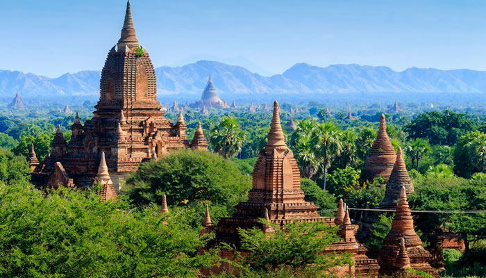 Templo Budista: Templos no sítio arqueológico de Bagan