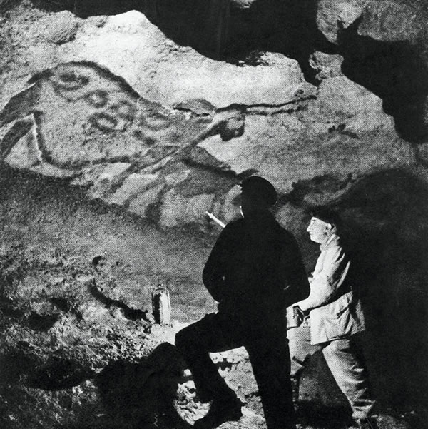 Henry Breuil na Caverna de Lascaux 