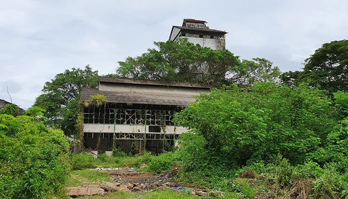 Pontos de Interesse do Suriname: Fábrica de açúcar abandonada em Mariënburg