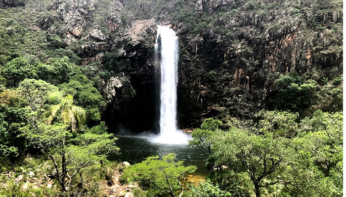 Cachoeira do Fundão, na Serra da Canastra (Minas Gerais)