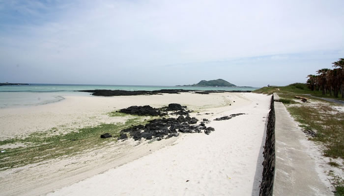 O que fazer na Ilha de Jeju (Coreia do Sul): Praia na Ilha Biyangdo