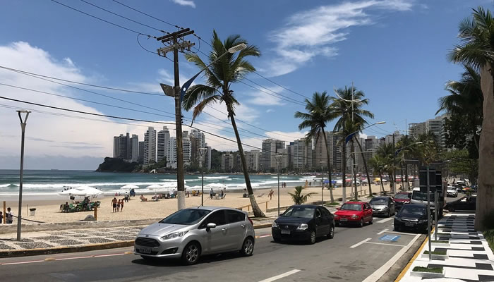 As melhores praias do Guarujá: Praia das Pitangueiras
