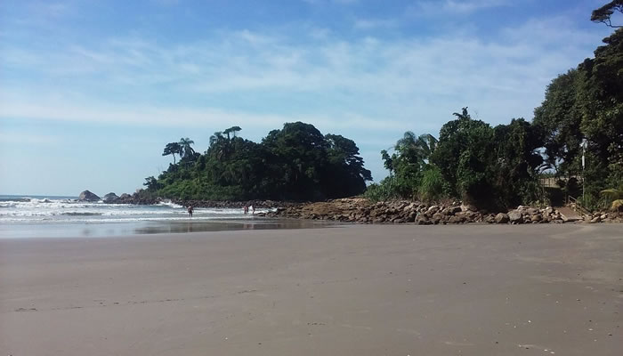 As melhores praias do Guarujá: Praia Tijucopava