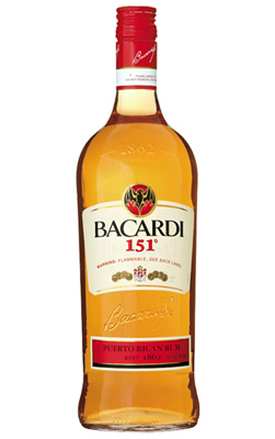 Bebidas mais fortes do mundo: Bacardi 151