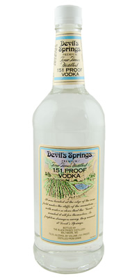 Bebidas mais fortes do mundo: Vodka Devil Springs