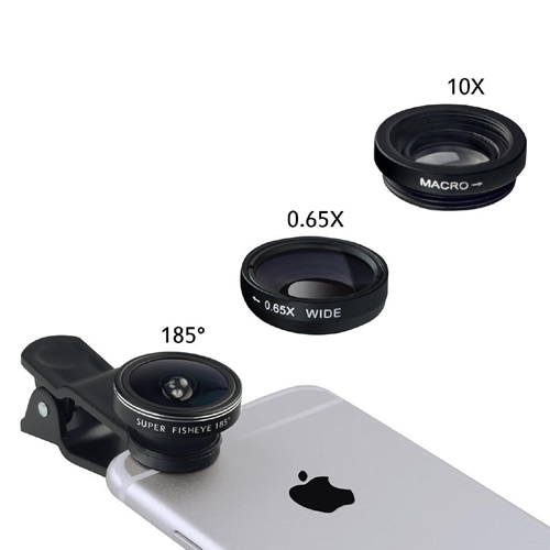 Como tirar foto com celular de maneira profissional: Conjunto de lentes para câmera do celular
