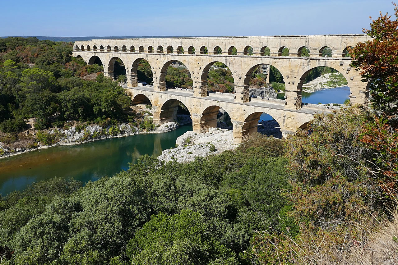 Pontes mais famosas do mundo: Aqueduto Pont du GardPontes mais famosas do mundo: Aqueduto Pont du Gard