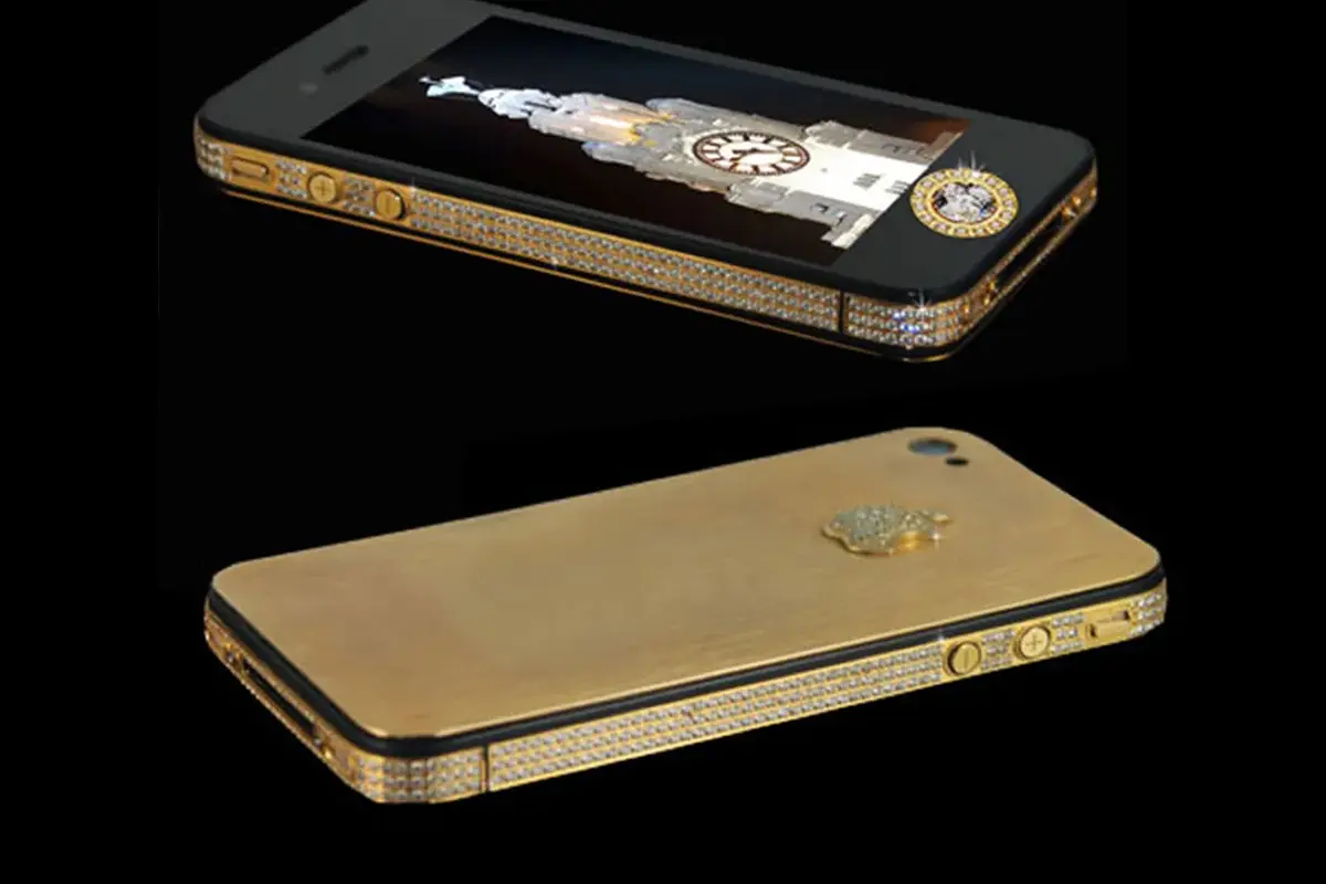 Celulares mais caros do mundo: iPhone 4S Elite Gold