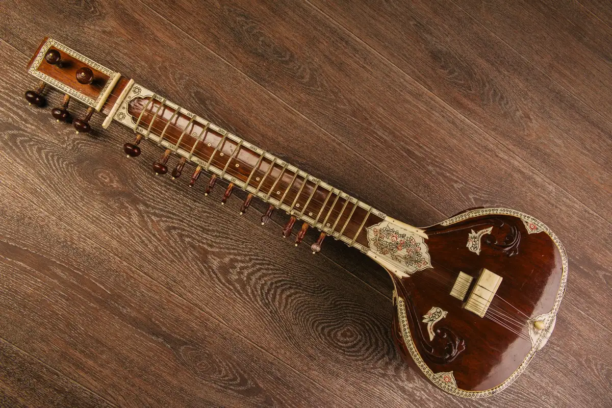 Instrumentos musicais indianos: cítara