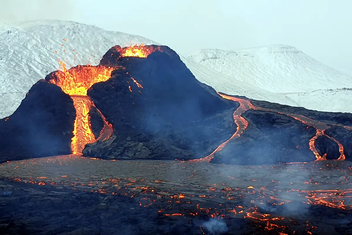 Vulcões na Islândia: Monte Fagradalsfjal