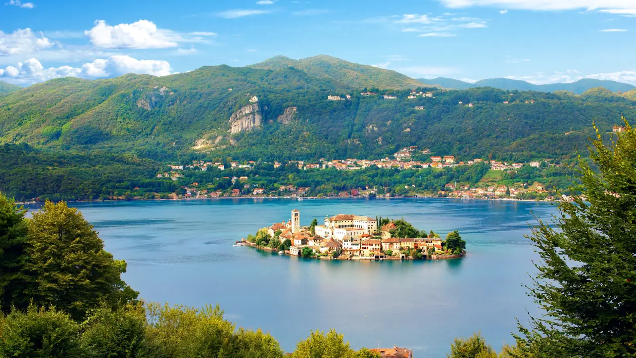 Lago Horta, na Itália