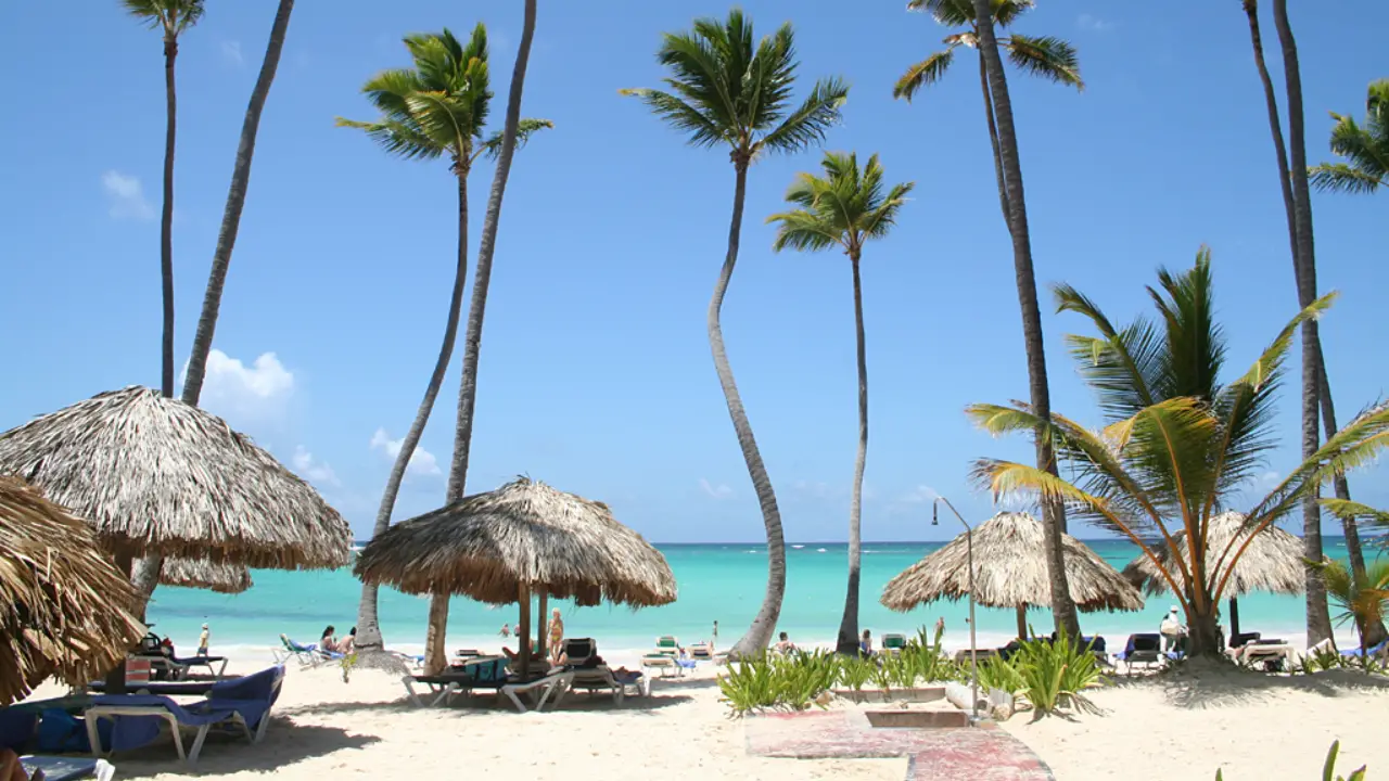 Praia de Punta Cana, Dominicana 